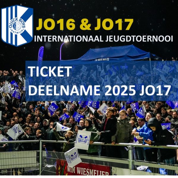 Ticket JO17 Deelname 2025 Internationaal Jeugdtoernooi